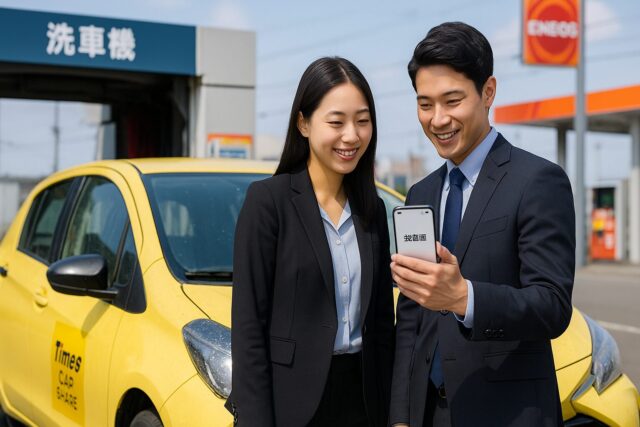 タイムズカーシェアでの洗車のやり方、報告方法とコース解説