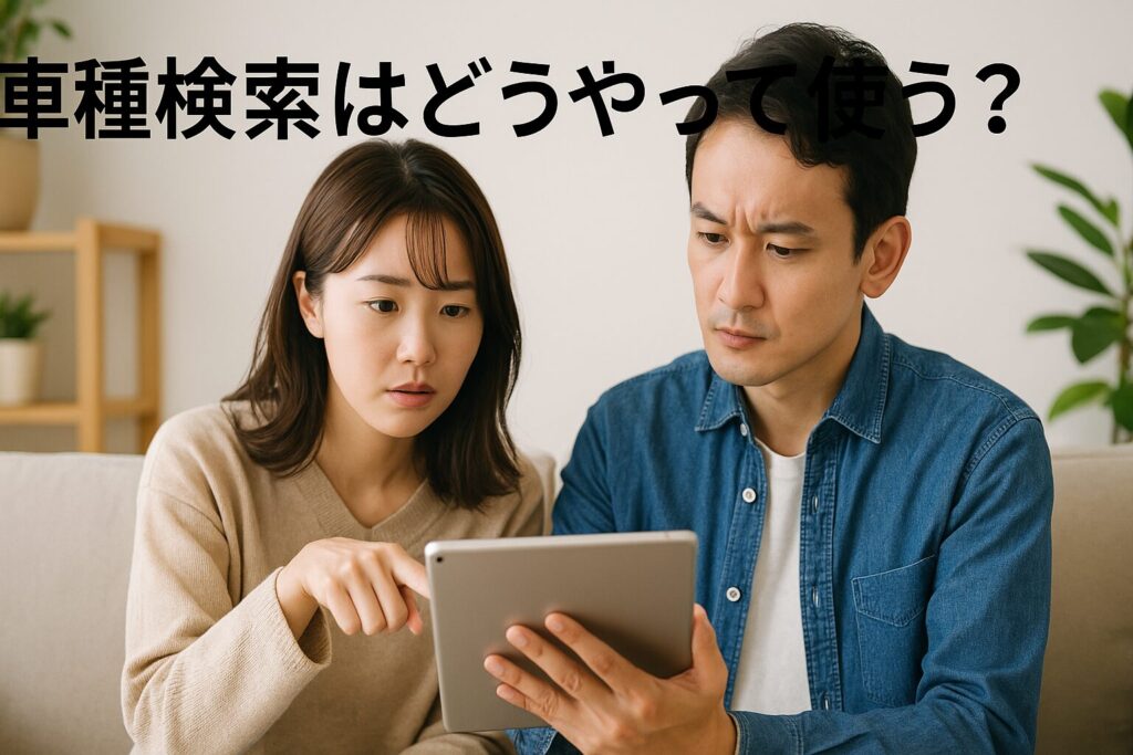 車種検索はどうやって使う?