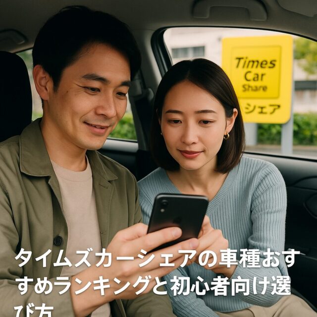 タイムズカーシェアの車種おすすめランキングと初心者向け選び方